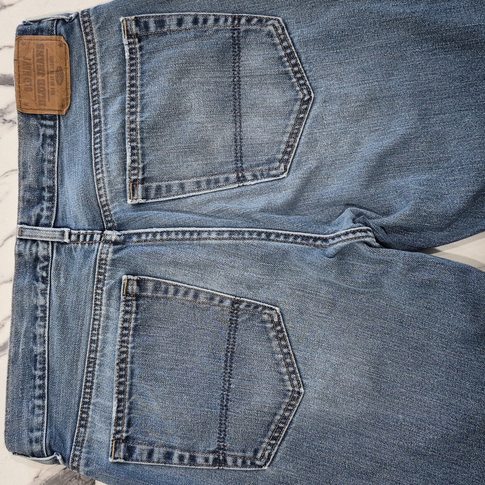 Old Navy 32X34 Boot Cut Vintage 90s Men's Blue Jeans - Picture 6 of 10
